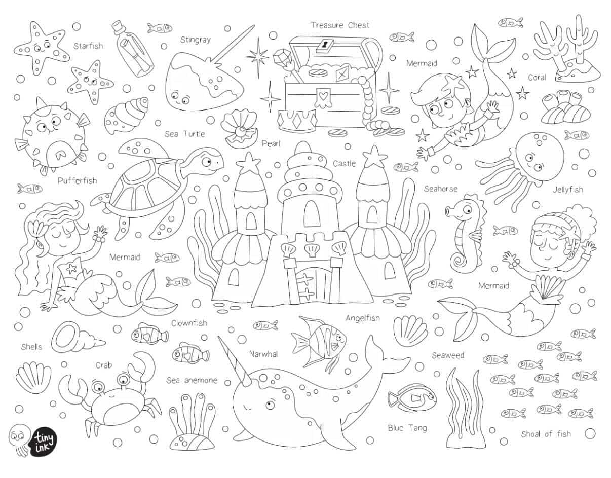 Tiny Inks Silicone colouring mats