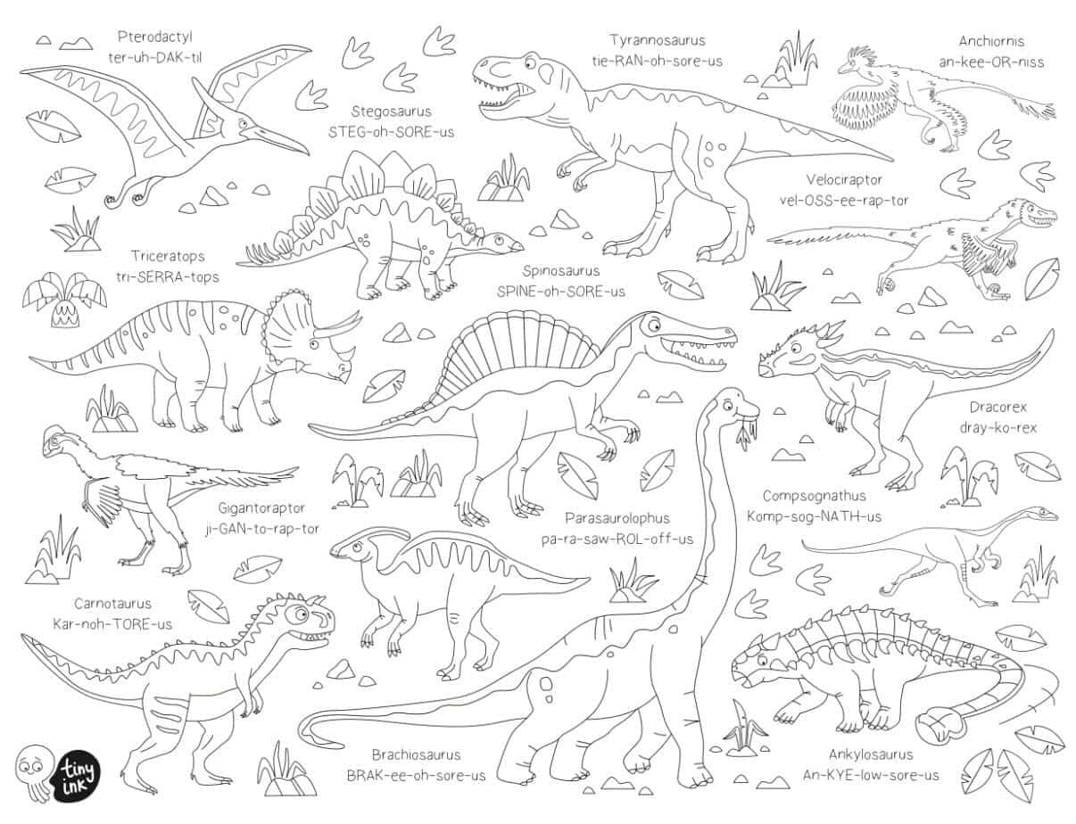Tiny Inks Silicone colouring mats