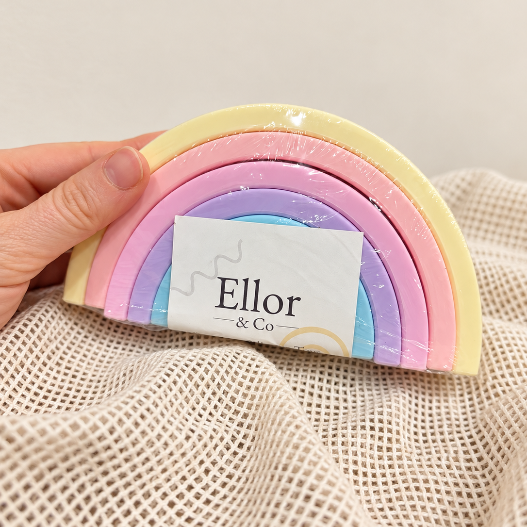 Silicone Stacking Rainbow – 7 Piece